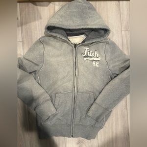 Men’s Abercrombie & Fitch hoodie sweatshirt size xxl grey